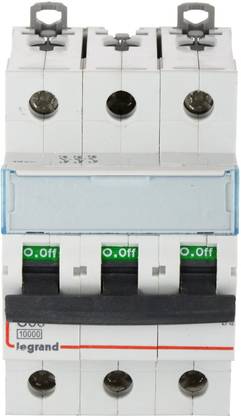Legrand 408661 DX3 63A Triple Pole TP C63A AC MCB 10ka C curve 408661 MCB