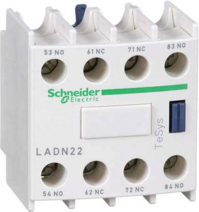 schneider Electric LADN22 TeSys ADD ON BLOCK 2 NO + 2 NC -F-Model LADN22 MCB