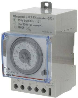 Legrand 412813 - MICROREX QT31_DAILY TIME SWITCH DX3 TIME SWITCHES 412813 MCB