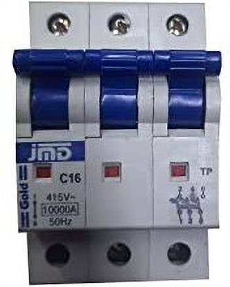 jmD Gold 16A C Curve TP Three Pole MCB JMD16ATP MCB