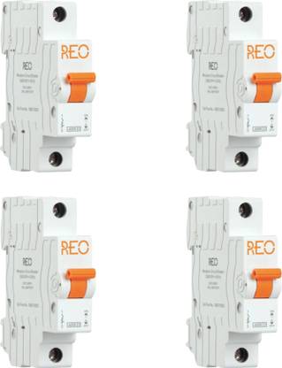 REO 32 A SP C Single Pole MCB Pack of 4 MCB