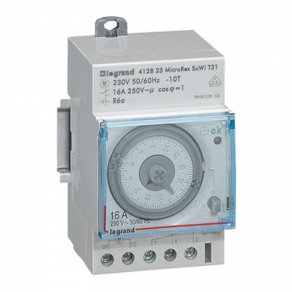 Legrand 412823 - MICROREX T31 SU/WI_DAILY TIME SWITCH DX3 TIME SWITCHES 412823 MCB
