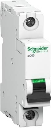 Schneider Electric SchneiderElectric Acti9 xC60 1P C 25A MCB IS/IEC 60898-1 - A9N1P25C A9N1P25CGN MCB