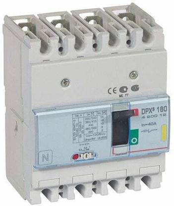 Legrand 420012 - 40A 4P DPX160 ICU 16kA THERMAL MAGNETIC MCCB 420012 MCB