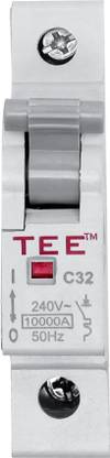 The Elite Electrotek Single Pole Circuit Breaker,240V AC,Overload Protection, Home and Industrial Use MCB SINGLE POLE 10 AMP MCB