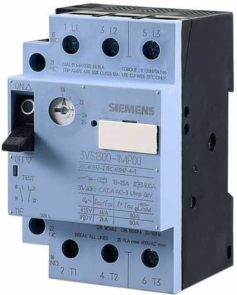 SIEMENS 3VS13000NL00 - O/L. 8-13A S/C. WITHOUT AUX. CONT MOTOR & PLANT PRTCN. MPCB 3VS13000NL00 MCB