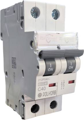 Polycab DP C 40A MCB POLYSCHIELD MCB