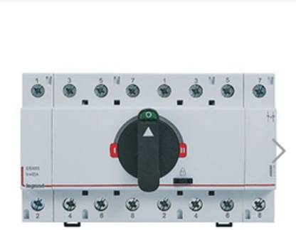 Legrand 424108 TRANSFER SWITCH DIN DSX63 4P 63A 424108 MCB