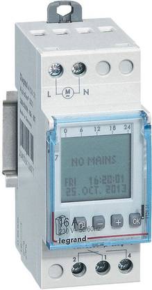 Legrand 412631 - ALPHAREX3 D21- 1 CHANNEL DX3 TIME SWITCHES 412631 MCB
