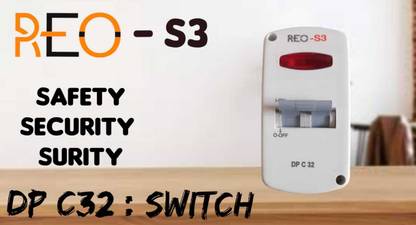 REO HAVELLS 32 A DP : MCB WITH ENCLOSURE - S3 MCB