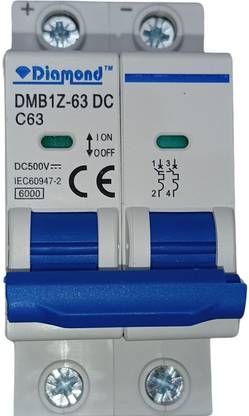 Diamond DC MCB DMB1Z-63 DC C63 500V MCB