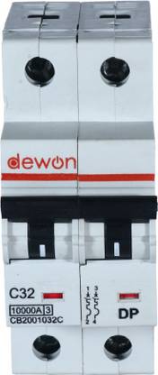 Dewon Electric 32A C Type DP MCB 10kA 32A MCB