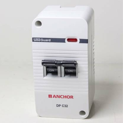 ANCHOR 32 Amp Uno Guard Mini MCB With Enclosure For AC, Power Machine 98495 MCB