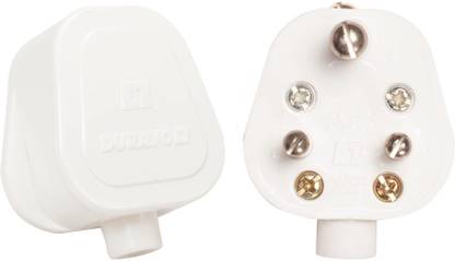 REO HAVELLS 16A / 32A HD COMBO [ AC BOX ] Modular Ac Protected Socket PVC Plastic Base 3 Switch Power Box MCB