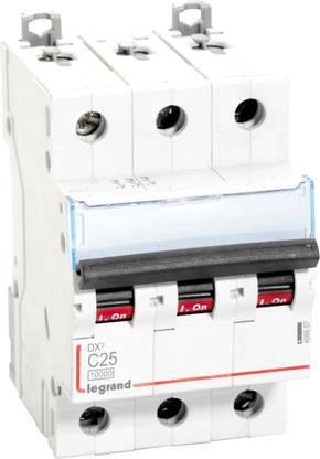 Legrand 408657 - 25A TP 10kA C ~ AC:415V DX3 MCB 408657 MCB