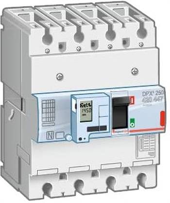 Legrand Thermal Magnetic MCCB 420208 DPX3 250 T/M 3P 200A 25kA MCCB 420208 MCB