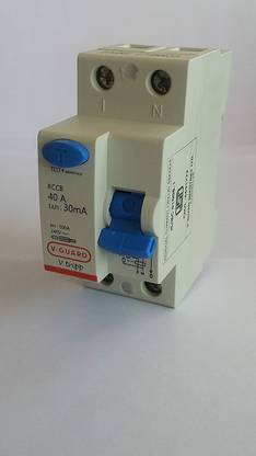 V-Guard RCCB 40A RCCB 40A DP 100mA INVIDIA MCB
