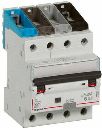 Legrand 32A FP 30mA 6kA AC:415V AC TYPE DX3 RCBOs 411189 MCB