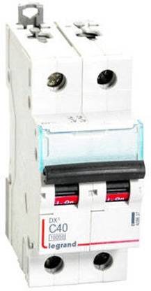 Legrand 408637 - 40A DP 10kA C ~ AC:415V DX3 MCB 408637 MCB