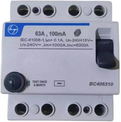L&T RCCB BC406310 MCB