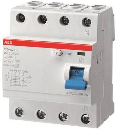 ABB F204- 4 Pole - AC-80/0-03 IEC - 2CSF204005R1800 MCB
