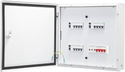 Schneider Electric Acti 9 - TPN DB - double door metal - IP43 - 8 ways(A9HTND08) A9HTND08 MCB