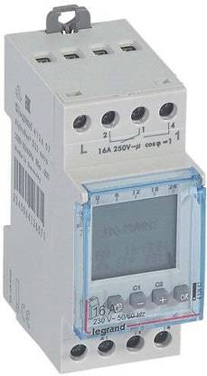 Legrand 412657 - ALPHAREX3 D22 ASTRO- 2 CHANNEL DX3 TIME SWITCHES 412657 MCB