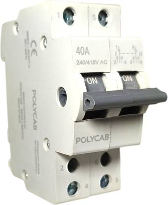 Polycab 40A DP CHANGEOVER GMC102P002 MCB