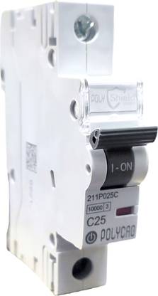 Polycab SP C 25 10ka POLYSHIELD MCB