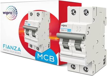 Wipro Fianza MCB 32 A Double Pole C Curve WM32ADP MCB