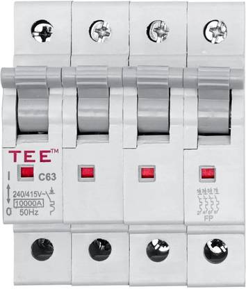 The Elite Electrotek Miniature Circuit Breaker, Overload & Surge Protection, Home and Industrial Use MCB Triple POLE 10 AMP 240V MCB