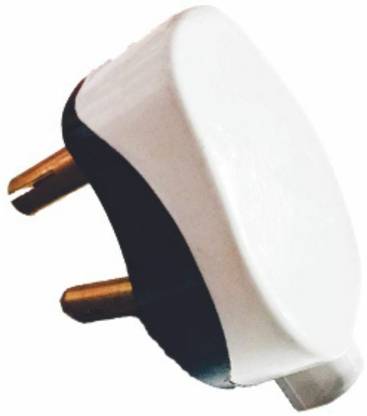Sarv Three pin plug 6A 3Pin Flat Plugtop with Indicator (pack of 5) Three Pin Plug