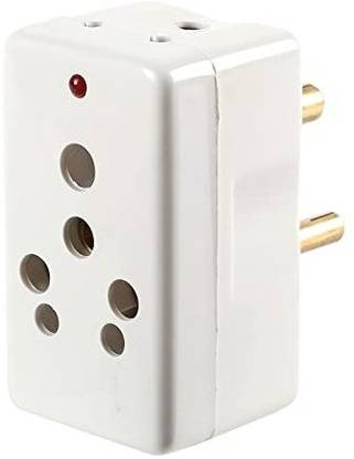 exquisite export international smyle 16 Amp 3 Pin Big Multiplug Adaptor ( Fits only in 16A Power Plug Socket) Three Pin Plug