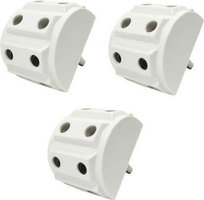 b'five 2X5 Multi plug Socket 2Pin x 5 Pin A/C Surge protector Extension Plug B224_17 Two Pin Plug