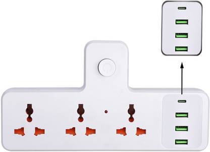 ZUCUR Electrical Sockets Outlet Extender with USB Ports for Office Home Desktop 5  Socket Extension Boards