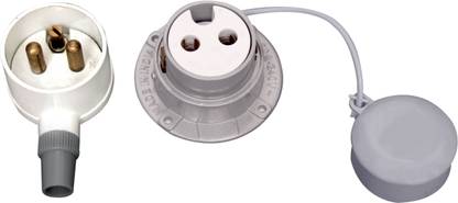 Influxx INFX-120 INFX_120 2 Pin metal Plug and Socket Two Pin Plug