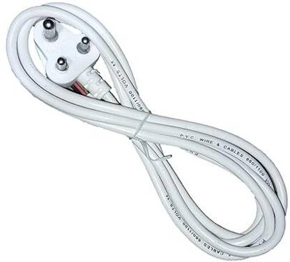 Gami Retails 2.5 M Electric Cable Cord 3 Pin Wire for TV Cord, Cooler, Fan, Mixer juicer Grinder Three Pin Plug