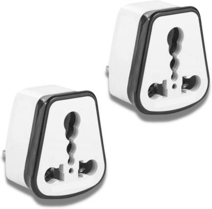 ANELECTRICAL 5 A to 15 Ampere Converter Socket for Big Size 16 Ampere Top with Universal Sockets Three Pin Plug