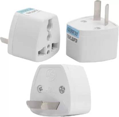 Adhiraj 2-Prong Universal Electrical AC Wall Plug Adapter Two Pin Plug