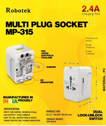 Garg Enterprises MP-315 MP-315 Power Plug