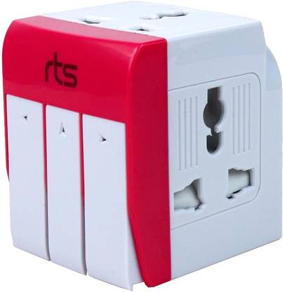 jihaan Universal Conversion Multiplug travel 13 A Three Pin Socket