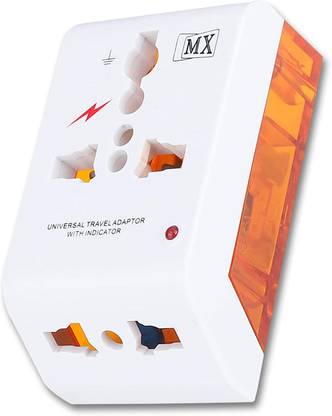 MX (3 Pin-3Socket+2 Pin 3Socket) Extension Board|3 PIN Universal Socket (3216+4151) 5 A Three Pin Socket