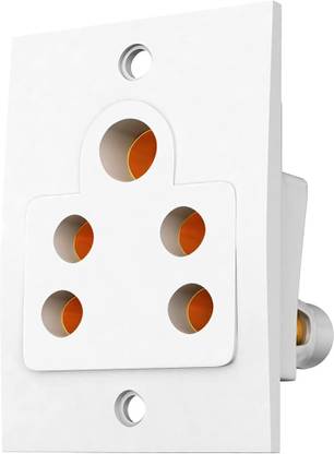 SEER socket 6 amp electrical socket 240 v non modular pack of 2 6 A Five Pin Socket