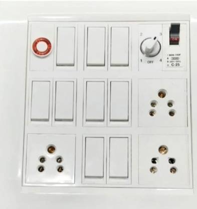 BAHUL 18 modular boardno34 6 A Three Pin Socket