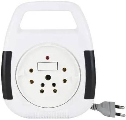 Naaz PVC Extension Junction Box For Multiple Electrical Appliances 2 Way 20 A Five Pin Socket