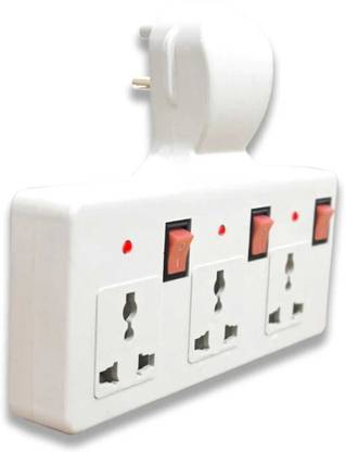Buyer Choice Multi Plug Socket Cordless Extension Board (2 Sockets 2 Pin & 2 Sockets 3 Pin ) 6 A Three Pin Socket