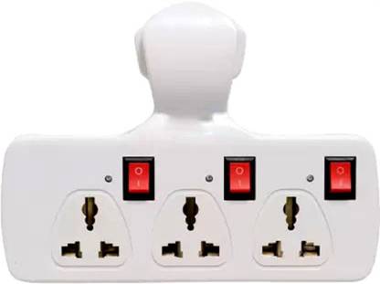 SPERO 3 Sockets adapter Multi Plug Universal Sockets Led Indicators 5 A Three Pin Socket