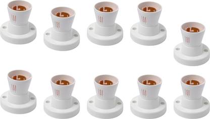 TM&W Batten Bulb Holder Light Socket Socket Plastic Light Socket 2 A Two Pin Socket