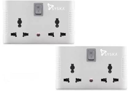 Syska SSK-MPS-0401 8 A Three Pin Socket