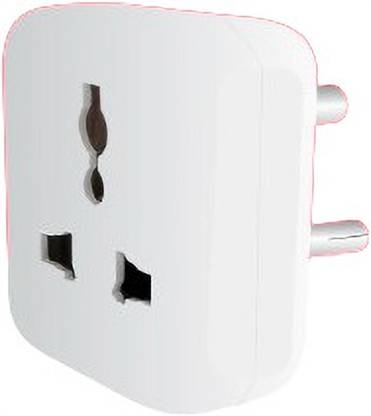 Penite 6A MultiPlug Adaptor with Universal Socket 6 A Three Pin Socket